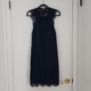 NWT Navy Blue Open Back Dress